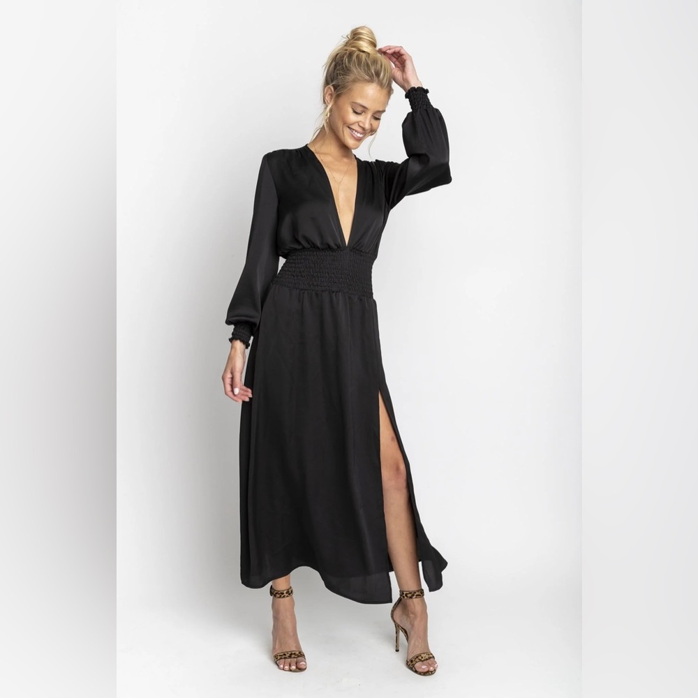 RESA, Jade Maxi Dress, Black, Size Small